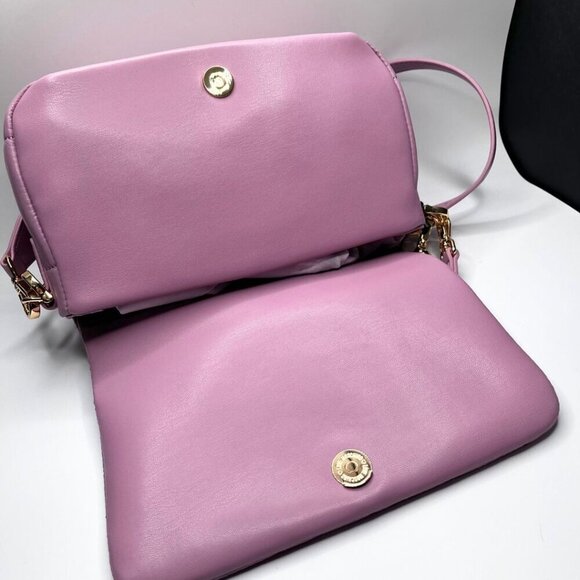 NWT LOVE MOSCHINO LILLA BORSA QUILTED CROSSBODY PUFFER BAG - Picture 8 of 13